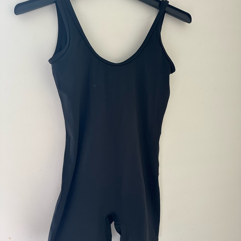 Reebok Black Sleeveless Bodysuit